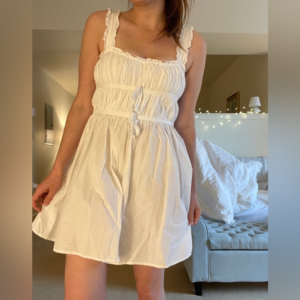 Topshop White Mini Dress